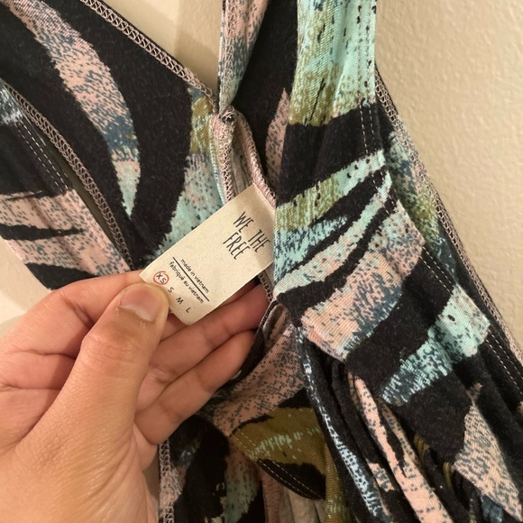 We the Free Milly Multicolored Babydoll Tank XS - Picture 7 of 8